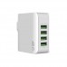 4.4A,4P US Wall Charger,WC104P,White  1 YEAR WARRANTY 